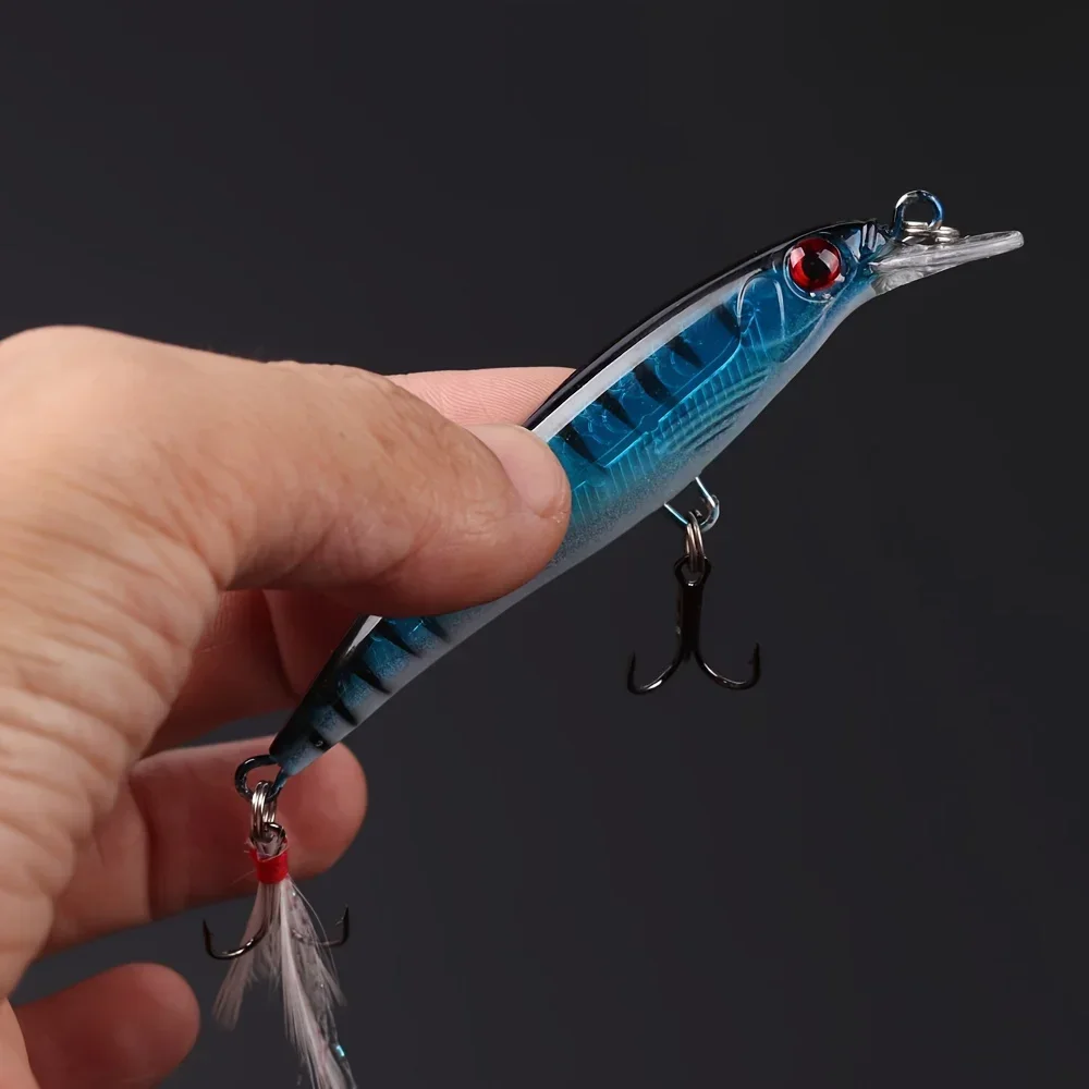 Laser 3D Eyes Bionic Minnow Fi - Fishing Hook 评论和价格