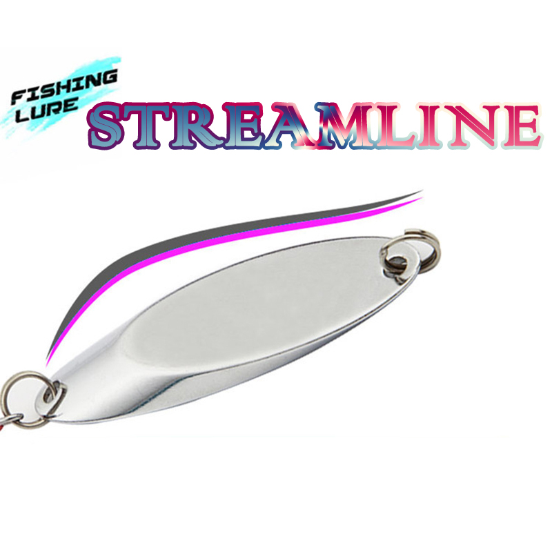 1pc 2.5g-35g Metal Spoon Lure  - Fishing Hook Treble 评论和价格