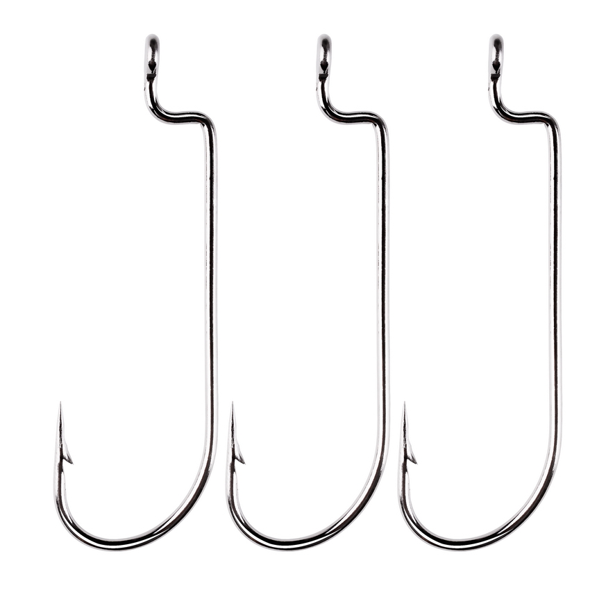 100pc/lot Fishing Hooks High C - Fishing Hook Offset 评论和价格
