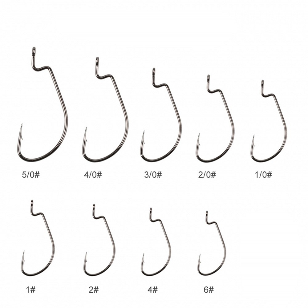 20pcs/lot Wide gap Texas fishi - Fishing Hook Offset 评论和价格