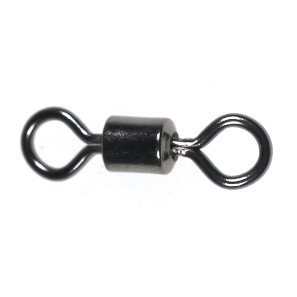 100Pcs Black 8 Shape Rolling s - Fishing Hook Size 评论和价格