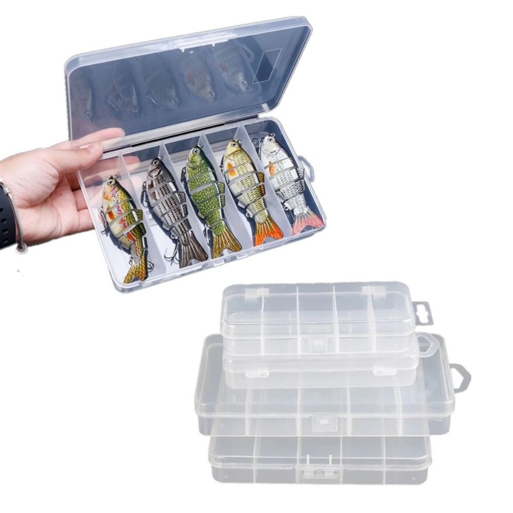 1/3pcs 3 Sizes of Plastic Fish - Fishing Hook Size 评论和价格