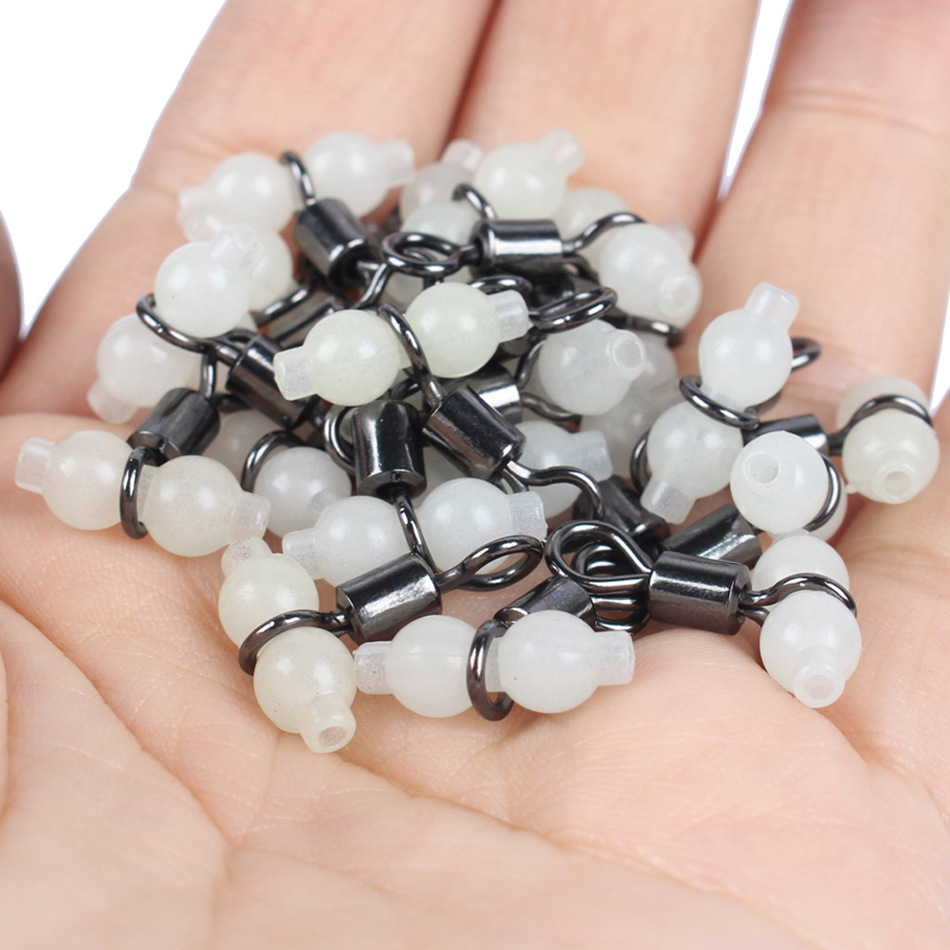 MNFT 100Pcs Luminous 3 Way Dur - Fishing Hook Size 评论和价格