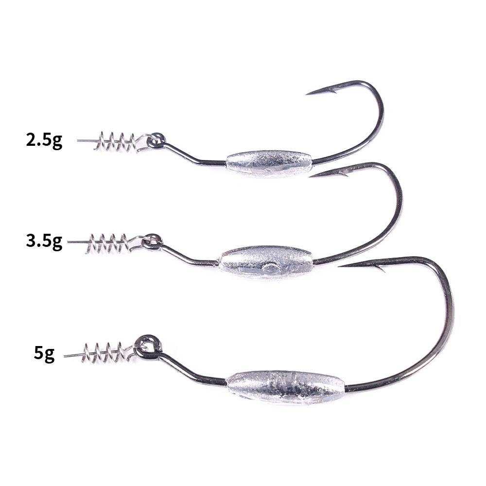 Anti-snagging Weighted Offset  - Fishing Hook Offset 评论和价格