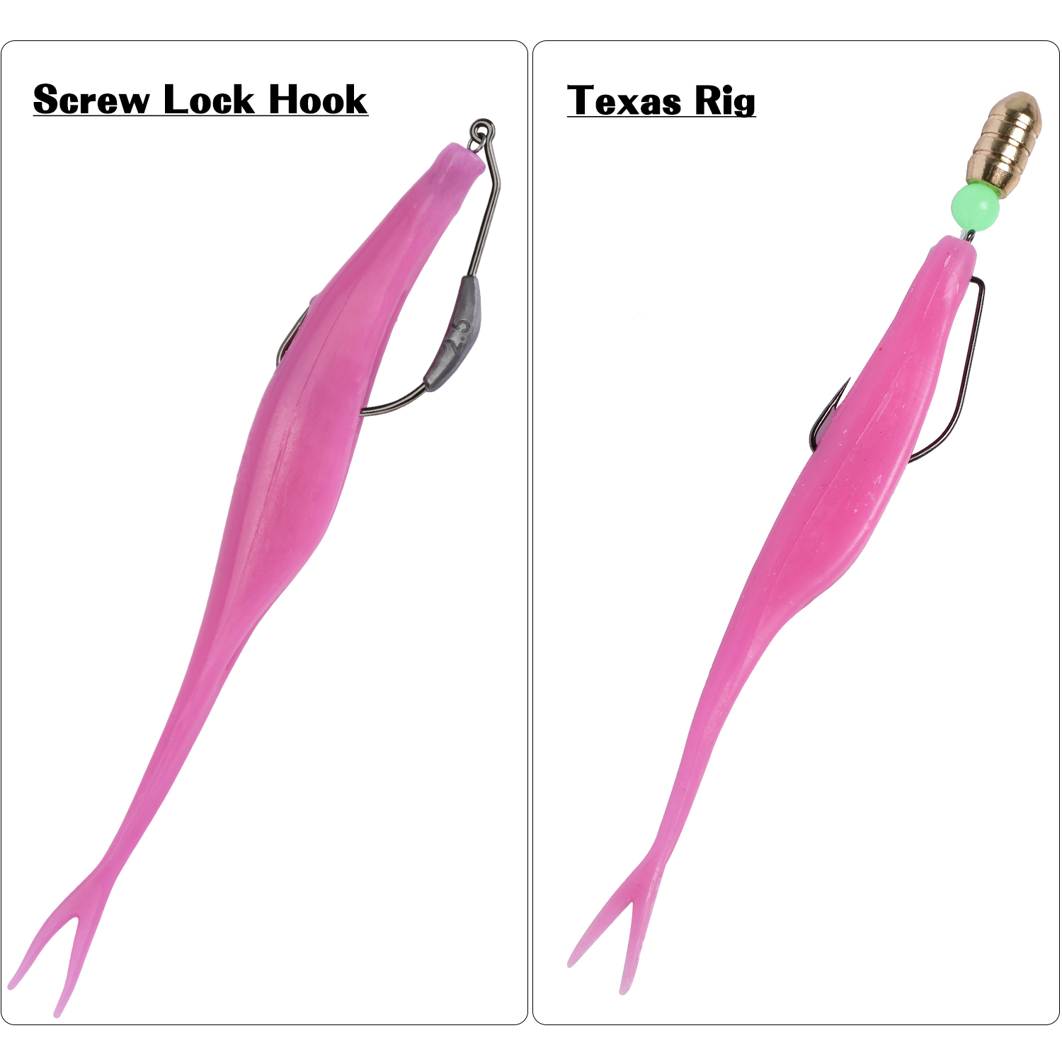 Goture 5pcs Weedless Split Tai - Fishing Hook Weedless 评论和价格