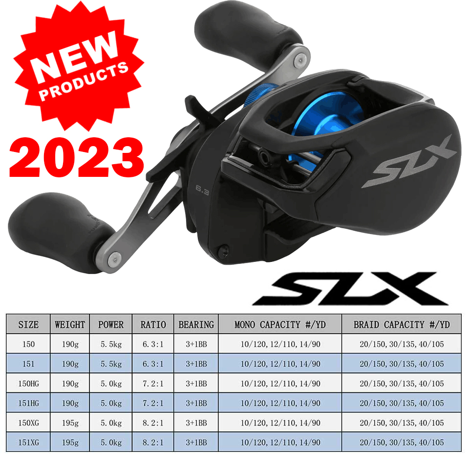 SHIMANO Baitcasting Reel SLX D - Kastking Reel Zephyr 评论和价格