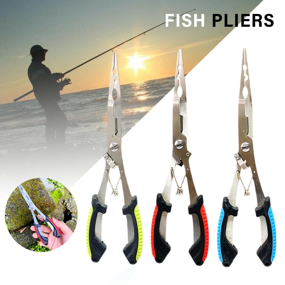 Stainless Steel Fishing Pliers - Fishing Hook Sharpener 评论和价格