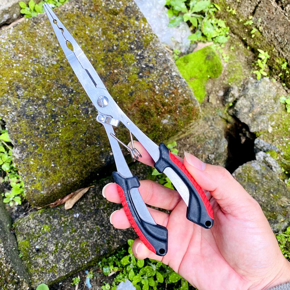 Stainless Steel Fishing Pliers - Fishing Hook Sharpener 评论和价格