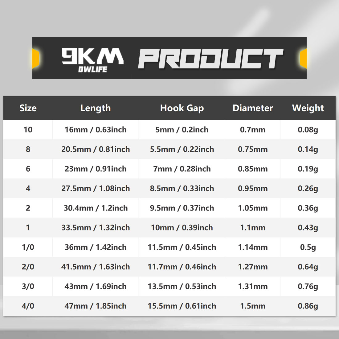 9KM Baitholder Fishing Hooks L - Fishing Hook Circle 评论和价格