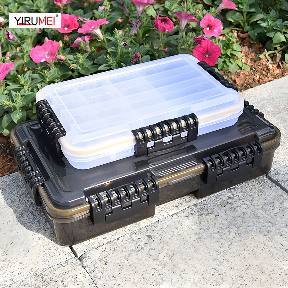 Waterproof Fishing Tackle Box  - Fishing Hook Size 评论和价格