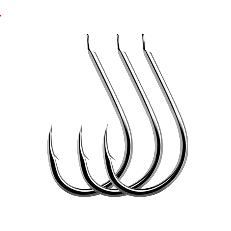 100pcs/Lot 7 Size Barbed Fishi - Fishing Hook Circle 评论和价格