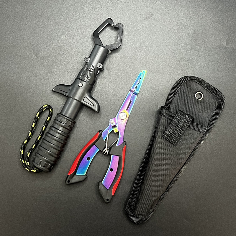 Fishing Pliers and Gripper Set - Fishing Hook Sharpener 评论和价格