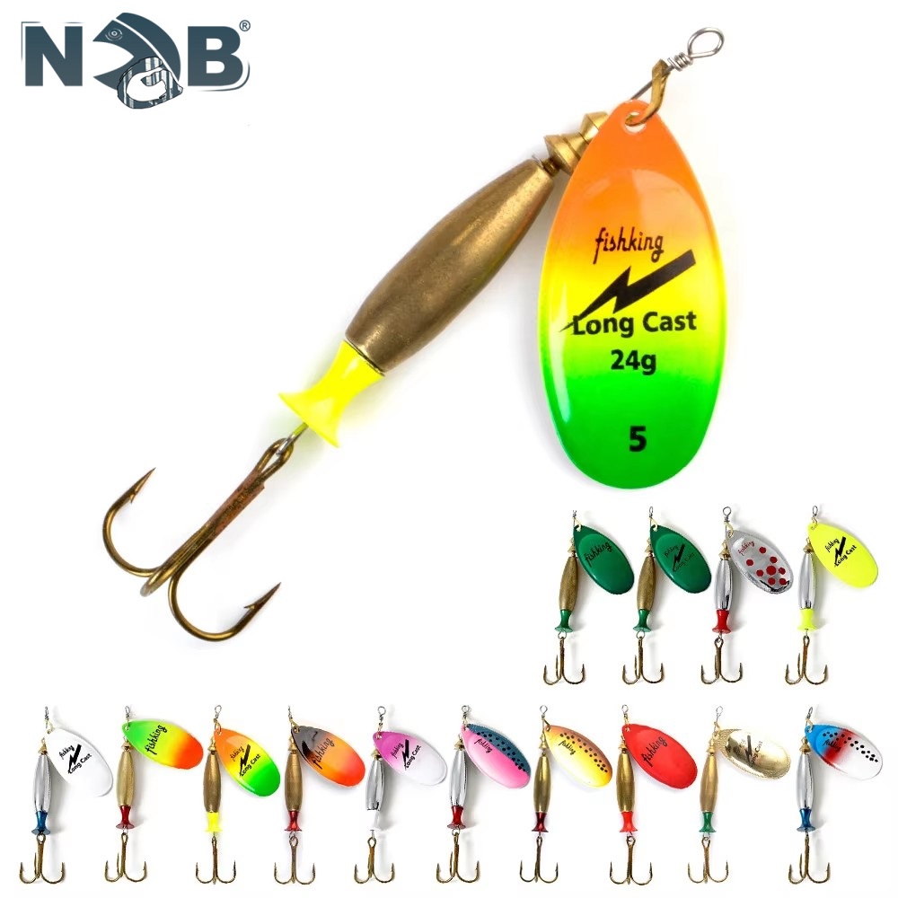 NGB Long Cast Spinner Bait Fis - Fishing Hook Treble 评论和价格