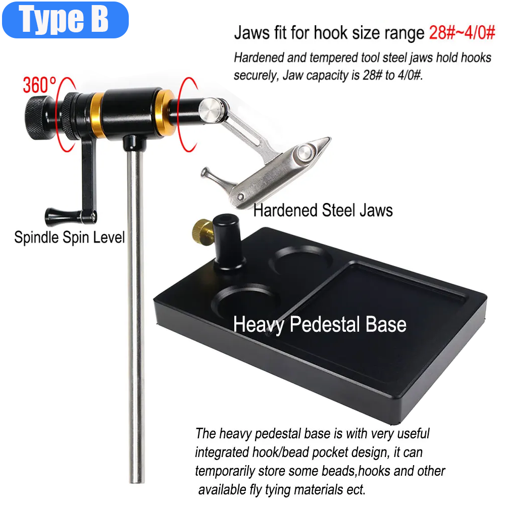 Wifreo 360° Rotation Fly Tying - Fishing Hook Jig 评论和价格