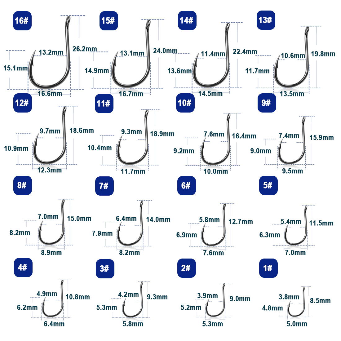 9KM Iseama Fishing Hooks 50~20 - Fishing Hook Circle 评论和价格