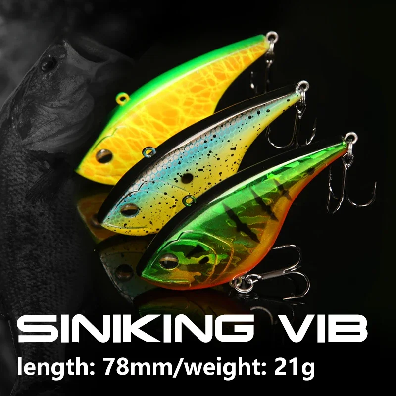 21g/78mm VIB Fishing Lure Arti - Fishing Hook Treble 评论和价格