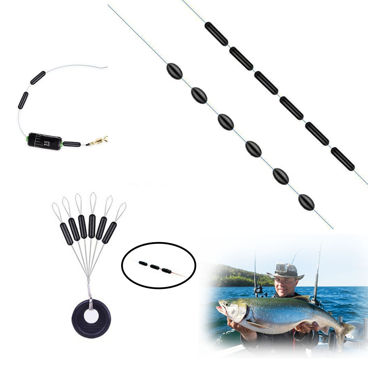 Fishing Tackle Kit Box Includi - Fishing Hook Stainless Steel 评论和价格