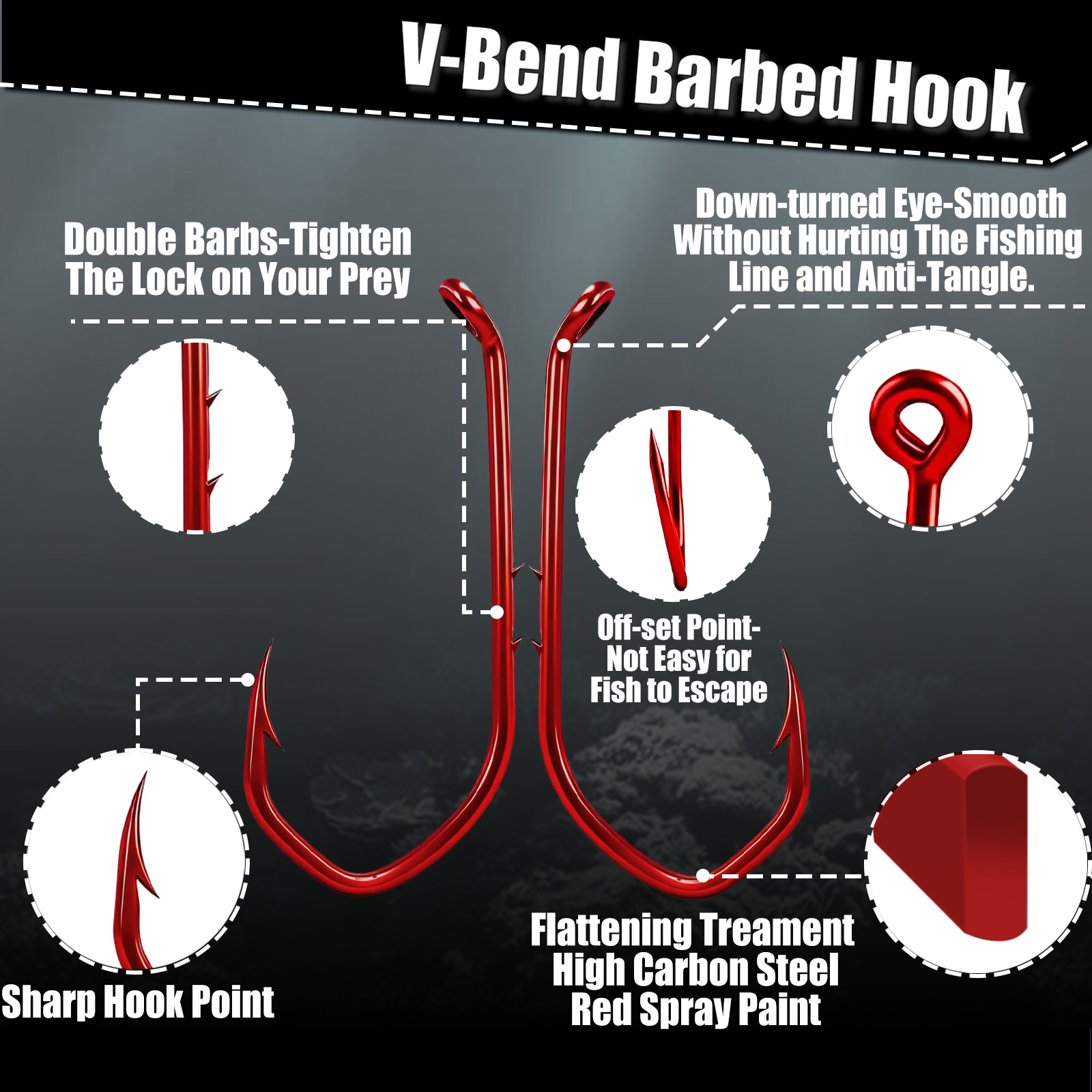 9KM Baitholder Hook 50-100pcs  - Fishing Hook Circle 评论和价格